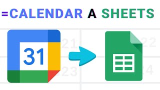 Exportar CALENDARIO hacia GOOGLE SHEETS [upl. by Doloritas686]