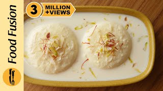 Rasmalai recipe with milk powder By Food Fusion [upl. by Issej]