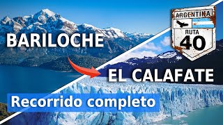 Cómo es la RUTA 40 de Bariloche a El Calafate ciudades tramos de ripio actividades y consejos [upl. by Erb316]