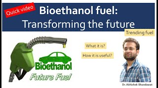 What is bioethanol How is it made Basic principle Future fuel Renewable energy [upl. by Llennej578]