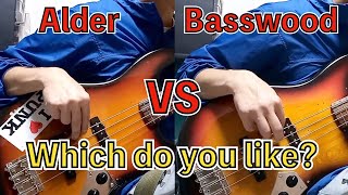 Alder vs Basswood Sound Difference between Alder and Basswood [upl. by Gerhardine470]