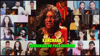 Soorakaathu pola varanda song   Reaction mashup  Movie kanchana  Raghava Lawrence [upl. by Aicak861]