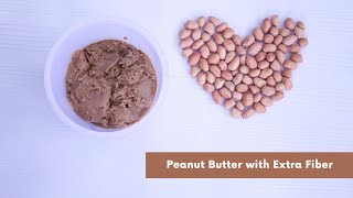 Quick and Easy Homemade Peanut Butter Recipe  No Sugar  Extra Fiber  DIY Peanut Butter at Home [upl. by Mcmurry]