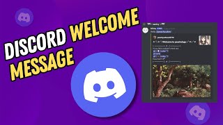 How to make a welcome message on discord  Full Guide [upl. by Vange83]