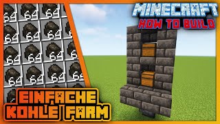 EINFACHE Holzkohle Farm Nie wieder Kohle suchen in Minecraft 🔸 Minecraft Tutorial 🔸 Neostrics [upl. by Nager]