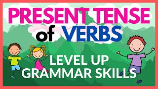 BASIC ENGLISH LESSON 16  PRESENT TENSE of VERBS  GRAMMAR amp READING SKILLS  brigadapagbasa [upl. by Bunting]