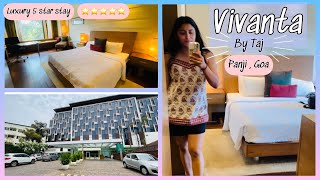 Taj Goa Vivanta Panaji  Luxury stay in goa 🌈 [upl. by Mallorie]