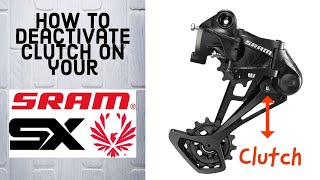 How to deactivate and activate clutch on SRAM SX EAGLE  CUBE ANALOG 2020  shorts [upl. by Karp]