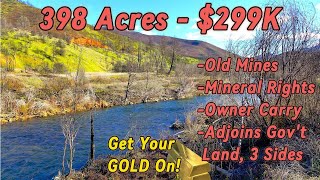 Acreage For Sale In California  Creek With Gold  Owner Carry [upl. by Nwahs]