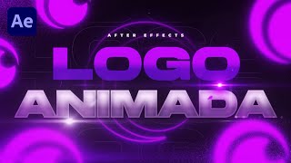 COMO FAZER LOGO ANIMADA NO AFTER EFFECTS [upl. by Peisch]