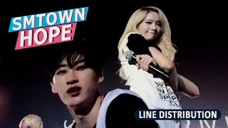 SMTOWN  Hope Line Comparison 2011 vs 2015 ver [upl. by Eilatam761]