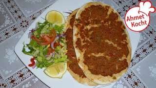 Rezept Lahmacun  Ahmet Kocht  türkisch kochen  Folge 29 [upl. by Flossie]