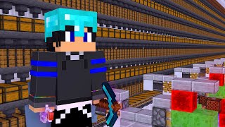 CONSTRUÍ O MAIOR ESTOQUE AUTOMÁTICO DO MINECRAFT [upl. by Chui]