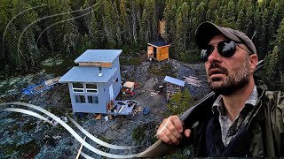 Bear Wrecks Cabins as Man Preps for Winter Alone [upl. by Kendell]