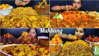 Asmr Eating Spicy 🔥Biryani Mutton Fat Curry Spicy Egg Masala Mutton Curry😋Big Bites Food Compilation [upl. by Latham459]