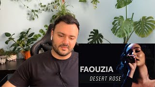 Reacting To FAOUZIA Singing Arabic  Desert Rose  Live in Abu Dhabi faouzia reaction morocco [upl. by Mihe]