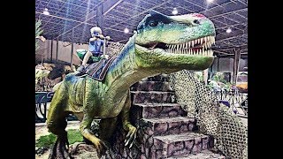 Huge Animatronic Dinosaurs At Jurassic Quest [upl. by Leda]