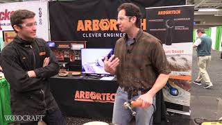 Chad Stanton tries out the Arbortech Ball Gouge [upl. by Einnod]