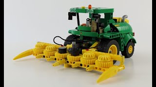 LEGO 42168 John Deere 9700 Forage Harvester speed build [upl. by Ibmab]