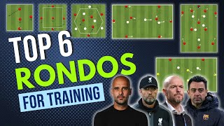 6 Best Soccer Rondo Drills to IMPROVE Your Team [upl. by Esilec]