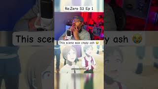 Subaru Dies Again 🫣 ReZero S3 Ep 1 shorts animereaction animeshorts shortanime [upl. by Matthaeus]