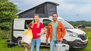 First Night Camping in Our Self Built Campervan [upl. by Etep]