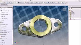 AUTODESK INVENTOR 11 TUTORIAL PRACTICA 1 PARTE 2 [upl. by Eilama578]