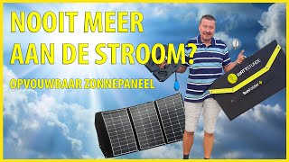 349 NOOIT MEER AAN DE STROOM LADEN MET EEN OPVOUWBAAR ZONNEPANEEL [upl. by Gnivri299]