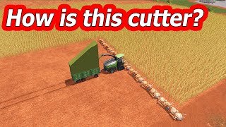 Farming Simulator 17How is this cutter Silaga Making with 42 Meters Interesting Cutter [upl. by Lorac604]