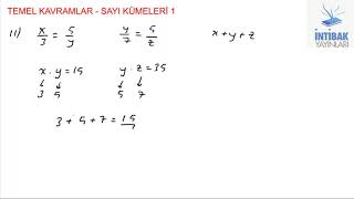 SAYFA 3334 2ÜNİTE TEMEL KAVRAMLAR SAYI KÜMELERİ 1 [upl. by Asilat]