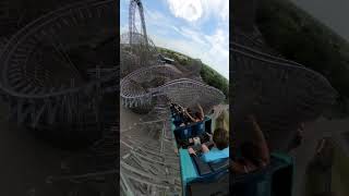 Worlds TALLEST FASTEST STEEPEST hybrid coaster [upl. by Pacifa8]