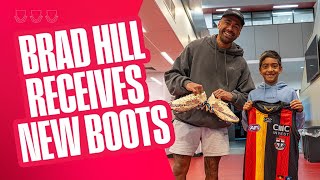 Bradley Hill Given a WHOLESOME Surprise  9yearold Jed Bennell Paints Hills Boots [upl. by Renfred]