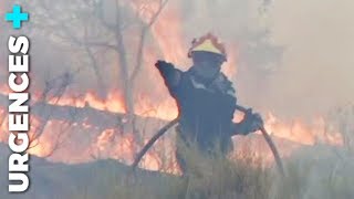 Pompiers en action lincendies de Lucéram [upl. by Aihsekal]