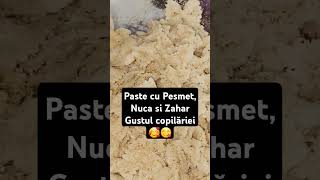 Paste cu Pesmet Nuca si ZaharGustul copilăriei 🥰😋 food viral shortvideo shorts 1million [upl. by Adran443]