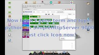 BlocksCAD Startup using python [upl. by Ahtelra]