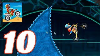 Moto X3M Bike Race Game  Gameplay Android amp iOS game  CYBER WORLD [upl. by Damas]