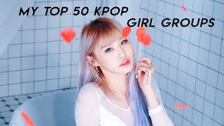 MY TOP 50 KPOP GIRL GROUPS  Bias List 2020 [upl. by Ynohtnaeoj216]