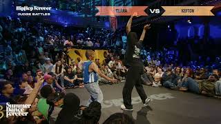 Clara vs Kefton JUDGE BATTLE Hiphop Forever  Summer Dance Forever 2024 [upl. by Fredra]