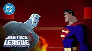 Justice League Unlimited  Superman vs Captain Atom  Super Scenes  DC [upl. by Kary]