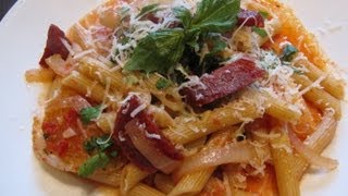 Easy Italian Recipes  Salami Pasta [upl. by Cleres]