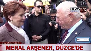 Meral Akşener Düzcede Esnaf Ziyaretinde Bulundu Düzce Başkan Adayı Mehmet Keleş İçin Oy İstedi [upl. by Cele755]