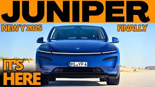 HE HAS ARRIVED New 2025 Tesla Model Y Juniper  New Design First Units Appear And New Technologies [upl. by Toll]