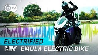 Incredible sounding electric motorbike  Emula gamechanger [upl. by Nhguavaj]