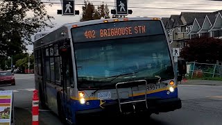 TransLink Bus Ride  2009 Novabus LFS  R9571 [upl. by Notyal]