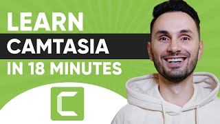 Camtasia Full Tutorial for Beginners in ONLY 18 Minutes [upl. by Hildick]