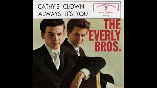 Cathys Clown Everly Brothers Stereo VOCAL ISOLATION HiQ JARichardsFilm [upl. by Leanne]