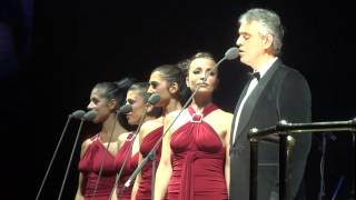 Andrea Bocelli Time To say Goodbye Live At The O2 Dublin [upl. by Chemash]