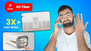 Airtel Xstream Air Fiber True 5G Device with 1Gbps Speed  Airtel Air Fiber Installation [upl. by Tyler627]