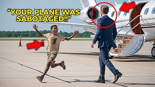 Boy Saves Millionaire by Shouting quotYour Plane Was Sabotaged Dont Flyquot Next Day He Gets a Visit [upl. by Ataymik]