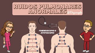 Ruidos pulmonares anormales Sibilancias crepitos estertores estridores rocus [upl. by Shaughnessy134]